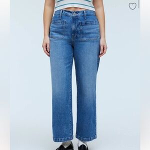 Madewell Blue Flare & Wide Leg Jeans